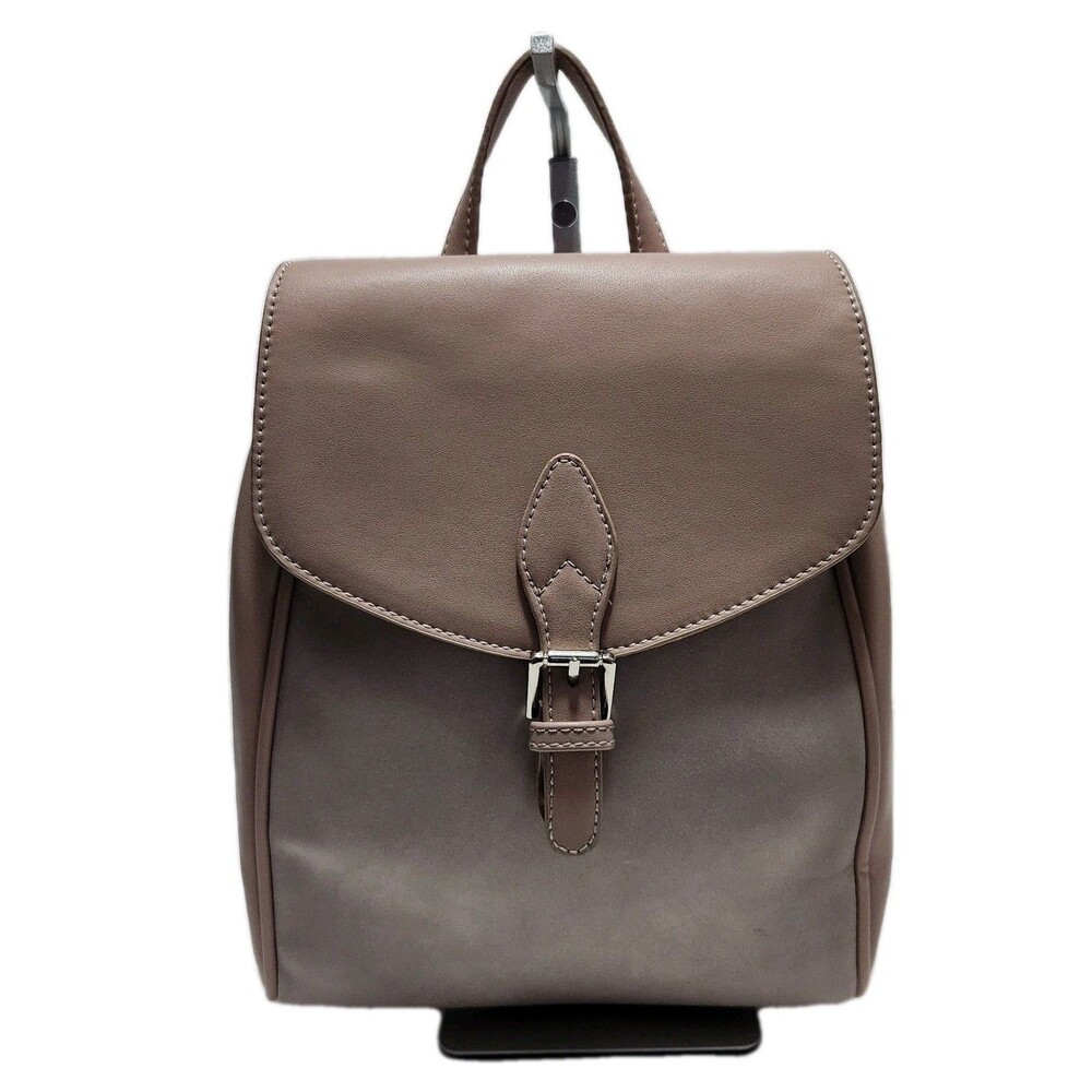 David Jones Paris Backpack Pink Faux Leather Beautiful Excellent Condition - Picture 12 of 12